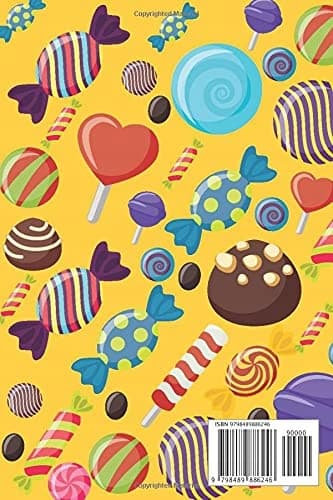 Funny Candy Notebook: Lined Notebook