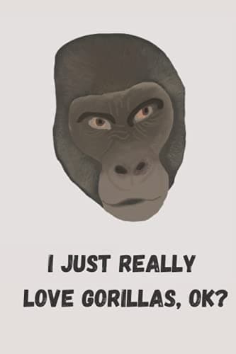 Gorilla Notebook for Journaling or Notes | 100 Lined Pages (6x9): Journal