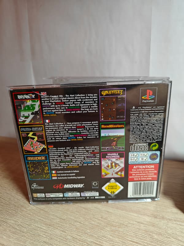 PS1, PSX, Arcade's Greatest Hits, The Atari Collection 2