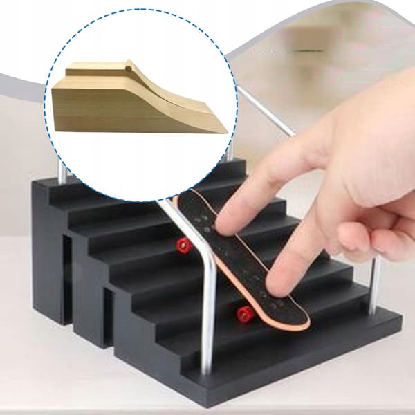 Ozdoba Vretsatile Fingerboard Training Style E wooden fingerboard ramp