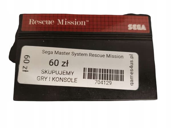 Sega Master System RESCUE MISSION / ACTION / THE GAME ITSELF