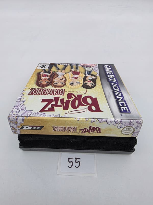 GAME BOY ADVANCE BRATZ DIAMONDZ ORIGINAL CARTON BOX