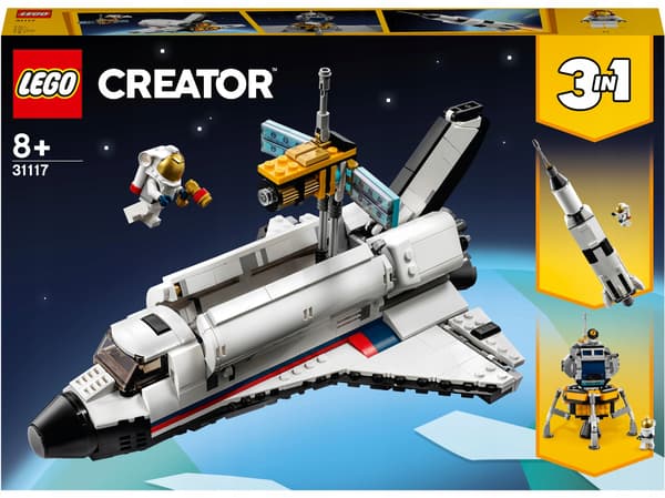 LEGO Creator 3-in-1 31117 Space Shuttle Adventure