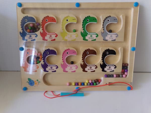 Magnetic Dinosaur Educational Maze for Children