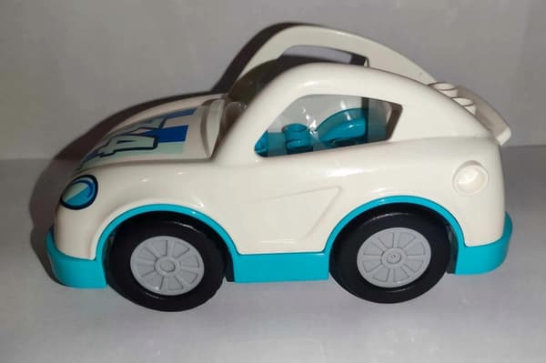 LEGO DUPLO White Motorised Car, set 10948