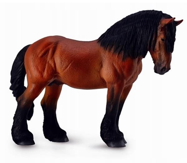 A CHESTNUT ARDENNES HORSE, COLLECTA