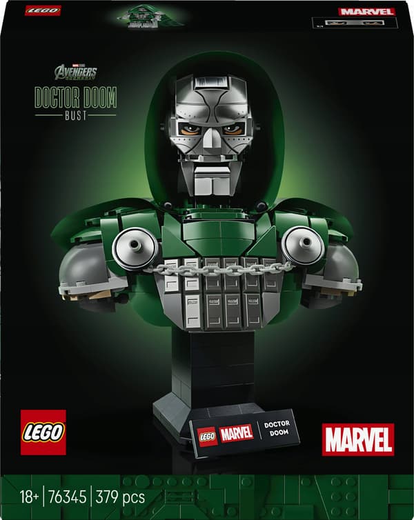 LEGO Marvel Dr Doom Bust 76345