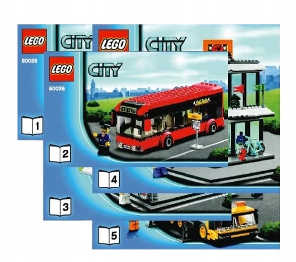LEGO INSTRUCTIONS – City Town Square 60026, 2013