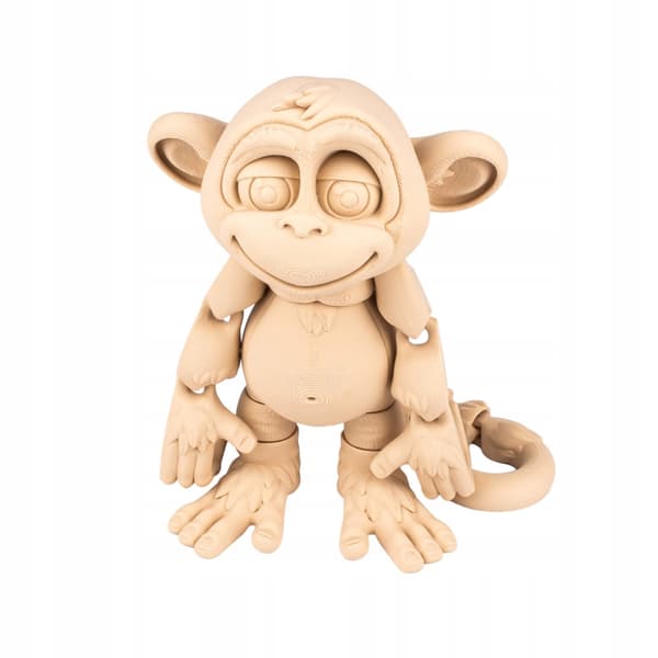 Monkey | 3D pop-up colouring book + paints and a paintbrush
