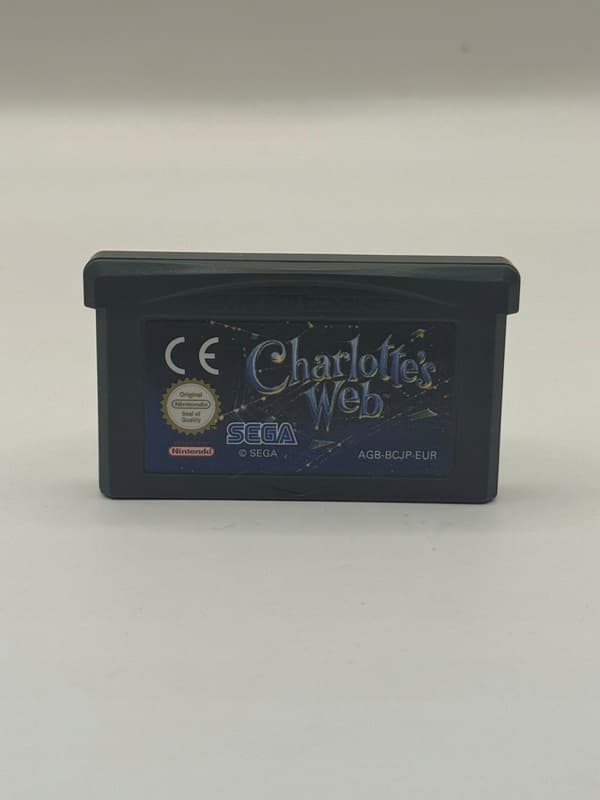 CHARLOTTE'S WEB 3XA Nintendo Game Boy Advance (boxed)