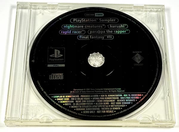PlayStation Sampler: Nightmare Creatures – Kurushi – PlayStation 1 (PSX)