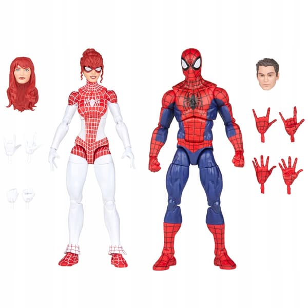 Spider-Man & Spinneret set from the Marvel Legends range