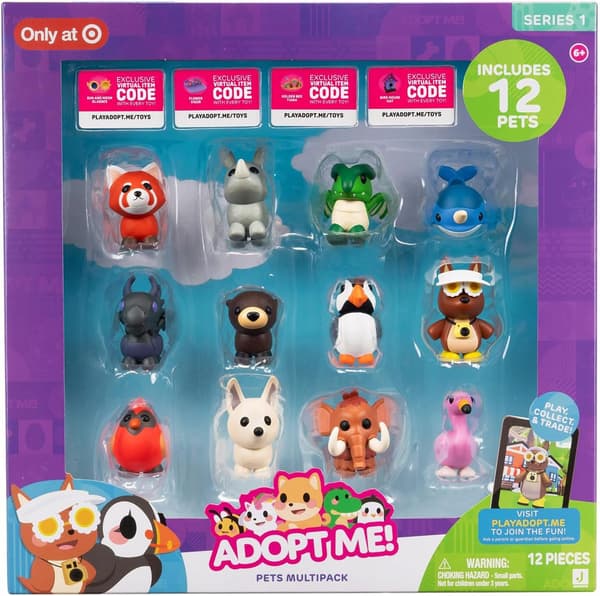 Adopt Me! Pets Multipack – set of 12 figures