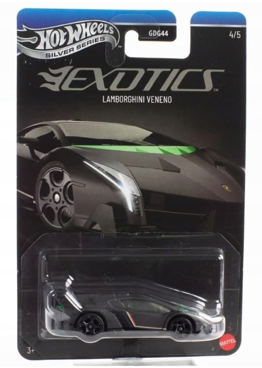 HOT WHEELS Silver Series EXOTICS 5-car set JKX76-80
