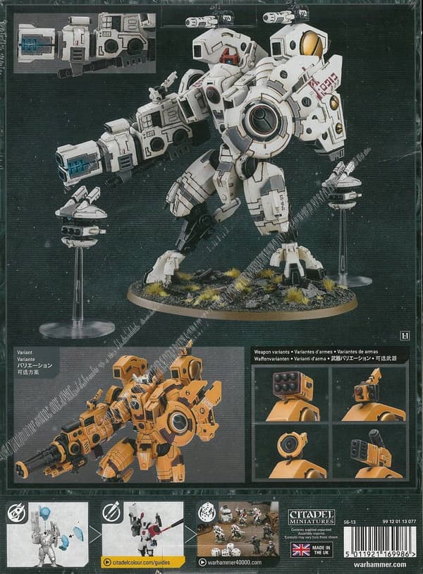 Warhammer 40 000 Xv104 Riptide-kampdrakt