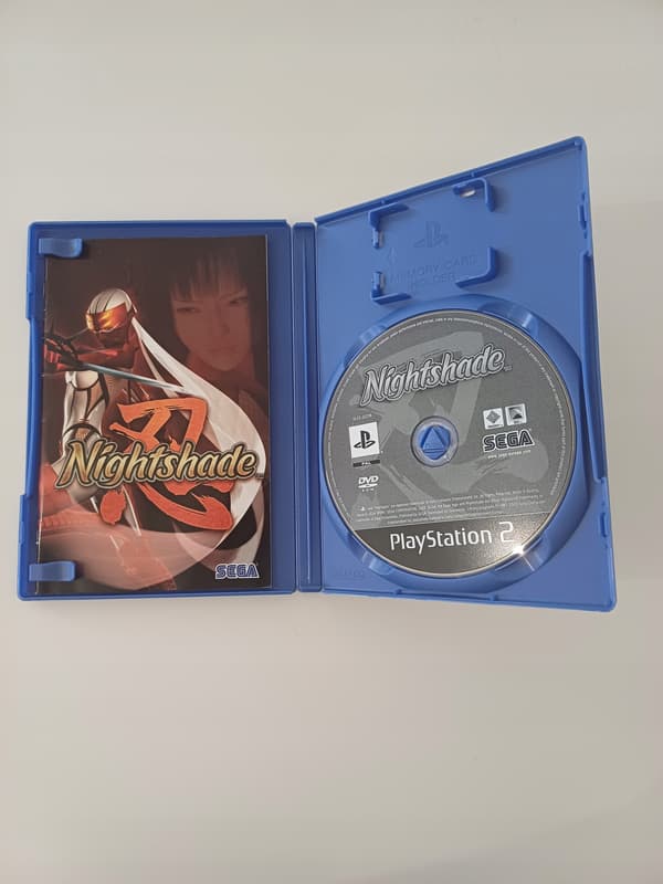 NIGHTSHADE PlayStation 2 (PS2) boxed version