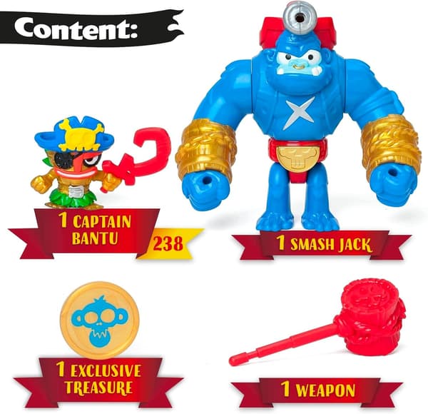 MOVING GORILLA FIGURINE WITH VERTICAL STRIKES AND A COIN THAT UNLOCKS ITS POWERS