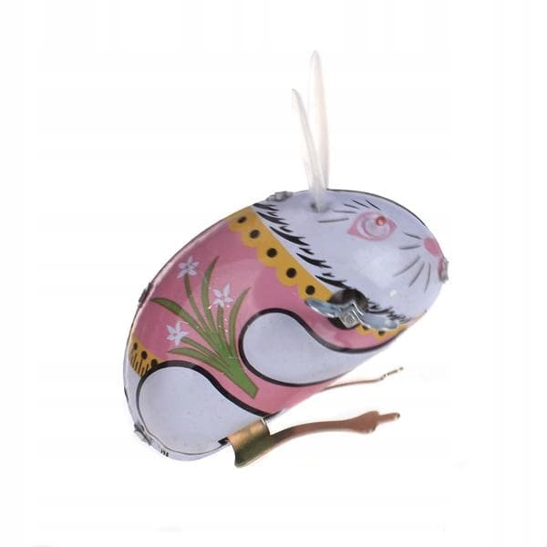 TIN TOY Clockwork BUNNY RABBIT Easter Gift Collectable New Release