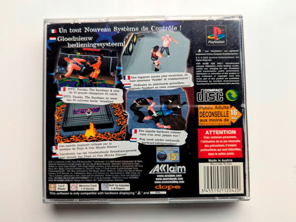 *** ECW ANARCHY RULZ PLAYSTATION 1 PS1 PSX PSONE ***