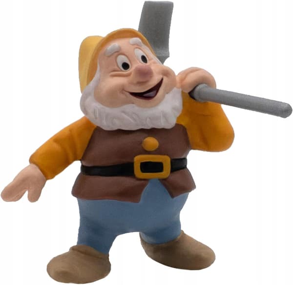 SLEEPING BEAUTY AND THE CHEERFUL DWARF [FIGURINE]