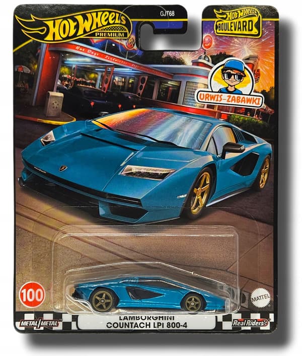 Hot Wheels Premium LAMBORGHINI COUNTACH LPI 800-4 Boulevard 1:64