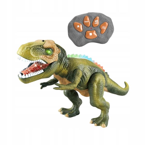 Dinosaur toy Remote-controlled Walking dinosaur Electronic realistic green