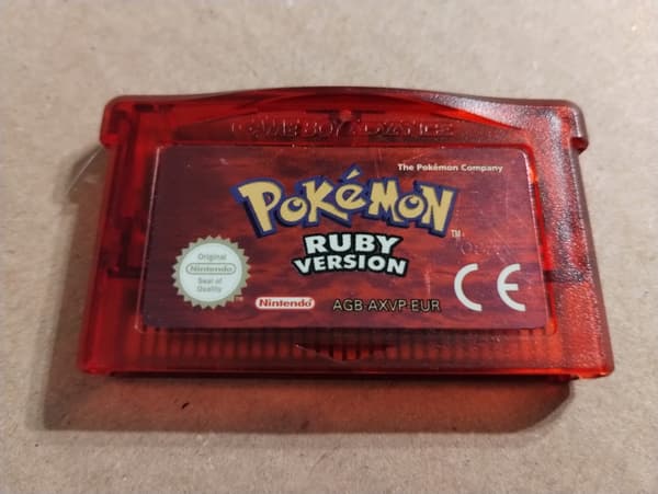 POKÉMON RUBY VERSION GBA Nintendo Game Boy Advance