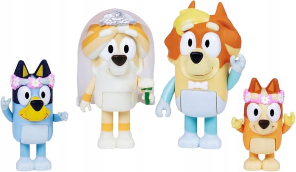 MOOSE TOYS Bluey Wedding Time! Figure set