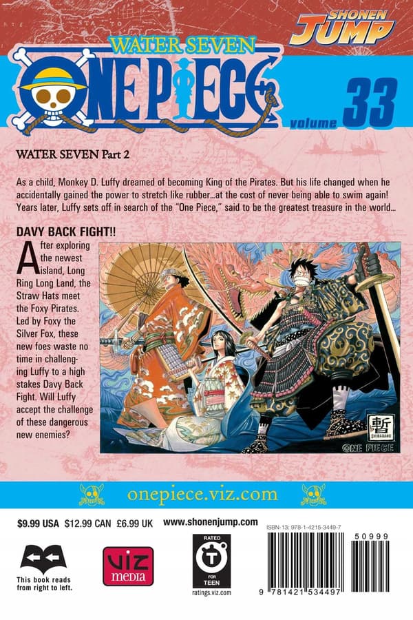 Eiichiro Oda, One Piece Volume 33, Eiichiro Oda