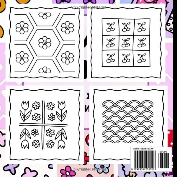 Silverlance, JaneParis Bold and Easy Comfy Patterns Colouring Book: Simple a