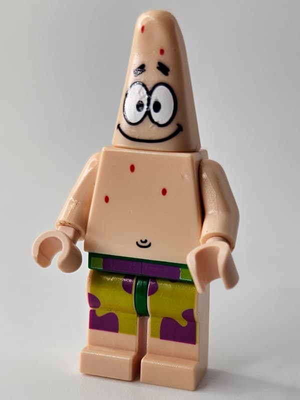 Lego Figure bob002 SpongeBob Patrick DEFECT /