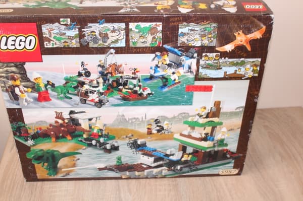 LEGO ADVENTURES 5987 BOX AND INSTRUCTIONS: Dino Research Compound