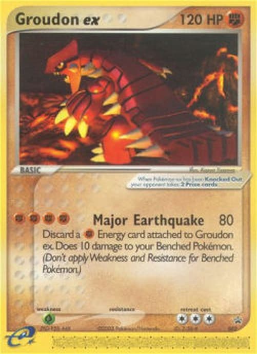 Pokemon Groudon ex