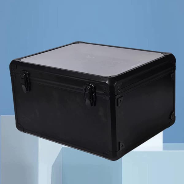 Miniatures Storage case for mini figures Aluminium alloy frame Black