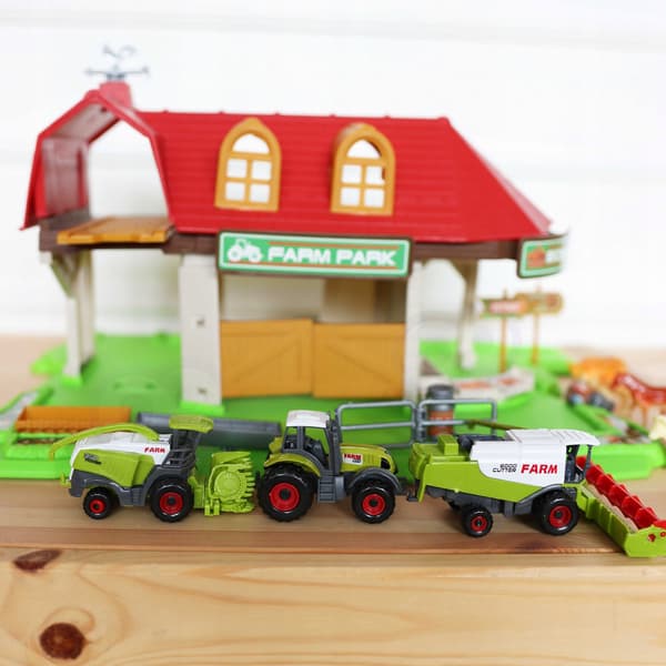 WOOPIE Farm Set: Tractors + Figures, 42 pieces