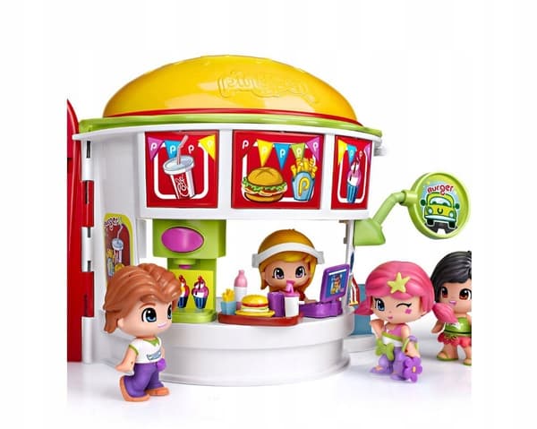 Pinypon City BURGER SHOP + DOLL Set