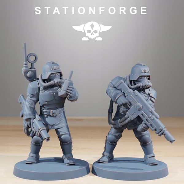 Grimguard Commandos x10 – Station Forge – 3D print