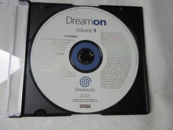ORIGINAL DREAMON VOLUME 1 GAME FOR THE SEGA DREAMCAST
