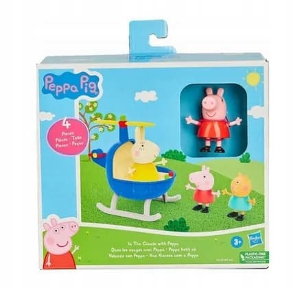 Peppa’s little red convertible with a Peppa figurine
