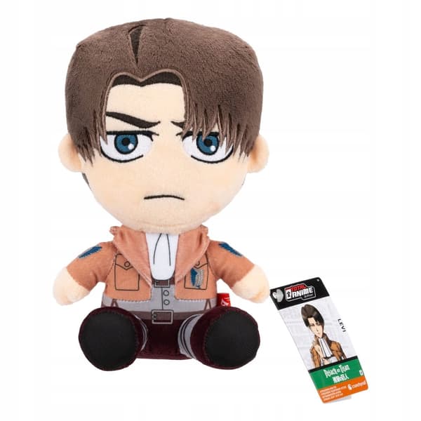 Attack on Titan Total Anime Plush Figure: Levi, 20 cm