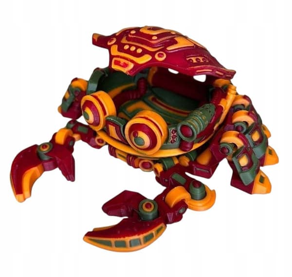 Futuristic collector’s figurine – 3D mechanical crab