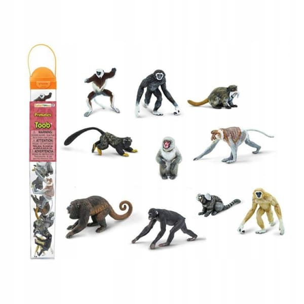 SAFARI LTD PRIMATES FIGURINES SET – PRIMATES – Montessori
