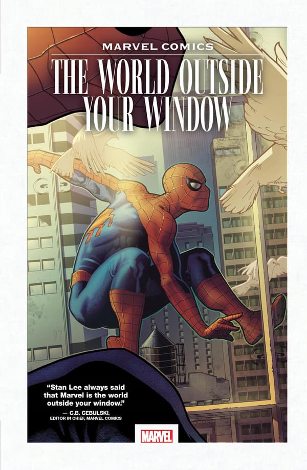 MARVEL COMICS: THE WORLD OUTSIDE YOUR WINDOW by Joe Simon, Stan Lee and Gerber