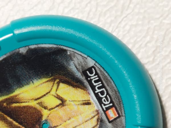LEGO 32171pb024 Slizer Disk City 7 Pips Dark Turquoise