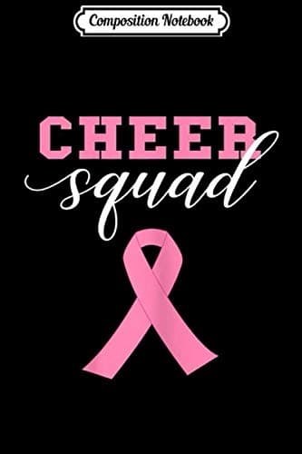 Composition Notebook: A Cute Cheerleading Gift Idea for the Cheer Squad – Breast Cancer