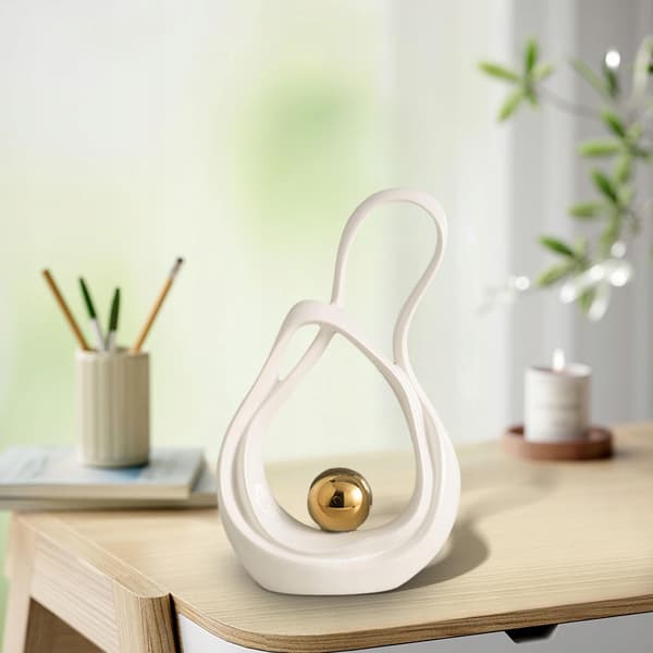 Abstract art Ceramic statue Abstract artistic figurine Exhibition