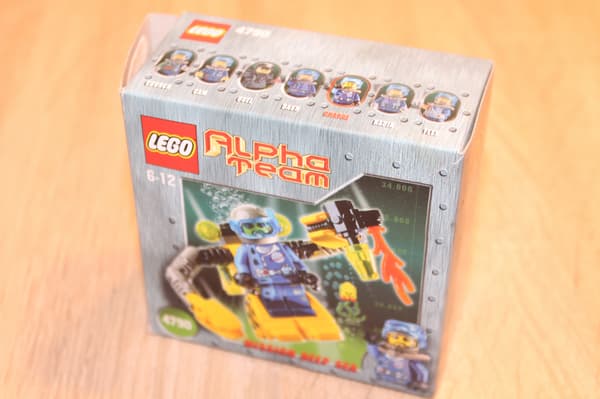 LEGO CITY TOWN ALPHA TEAM 4790 BOX, INSTRUCTIONS, SET