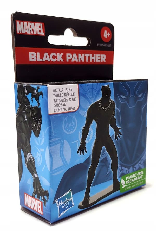 2x Hasbro Marvel Black Panther Mini Figure, 6cm