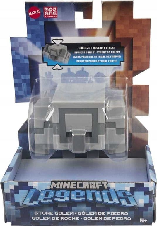STONE GOLEM figurine from the Minecraft Legends range, 8.5 cm, by MATTEL