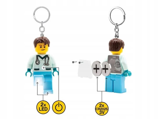 LEGO KE194 Nurse Key Ring with Torch